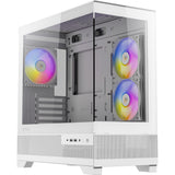 Antec cx500m argb mini tower behuizing (wit | 2x usb-a | 1x usb-c | tempered glass)