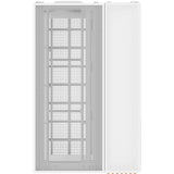 Thermaltake view 380 xl ws argb midi tower behuizing (wit houtkleur | 2x usb-a | 1x usb-c | rgb | tempered glass)