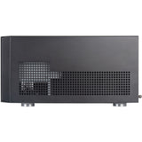 Silverstone sst-cs351 mini tower behuizing (zwart | 2x usb-a | 1x usb-c)
