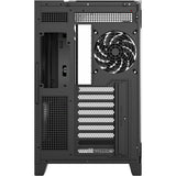 Xyz pc gear tesseract a-rgb midi tower behuizing (zwart | 2x usb-a | 1x usb-c | rgb | tempered glass)