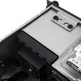 Silverstone rm41-h08 rack behuizing (zwart | 2x usb-a 3.2 (5 gbit s))