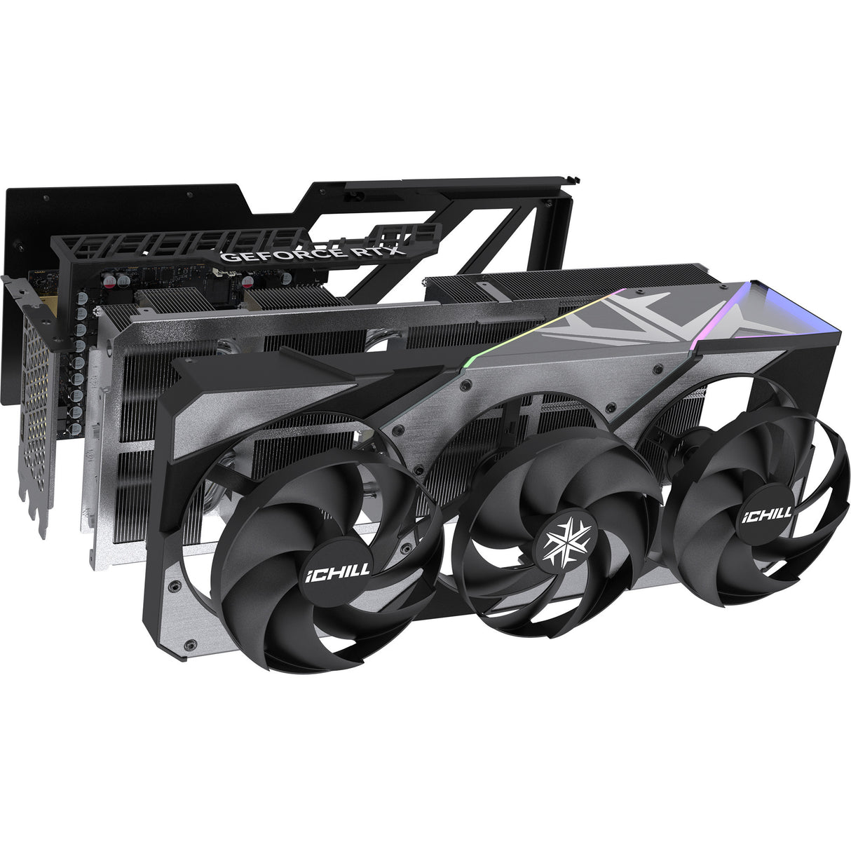 Inno3d geforce rtx 5080 ichill x3 grafische kaart (dlss 4, 3x displayport, 1x hdmi 2.1)
