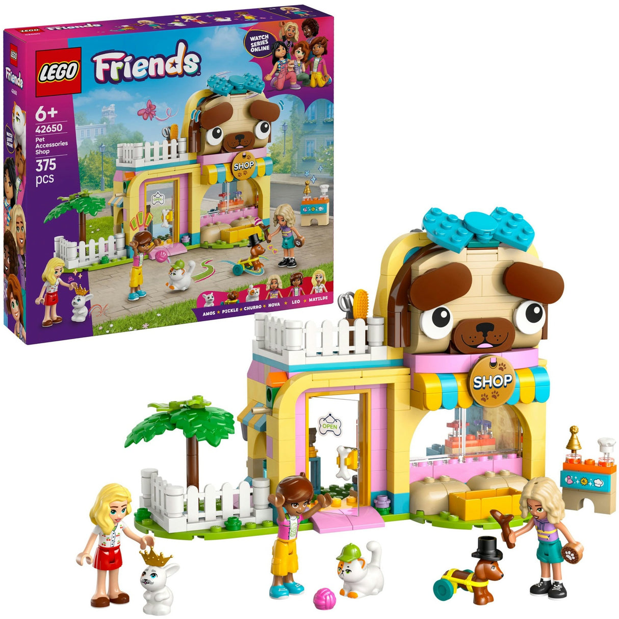 Lego friends winkel met dierenaccessoires - 42650