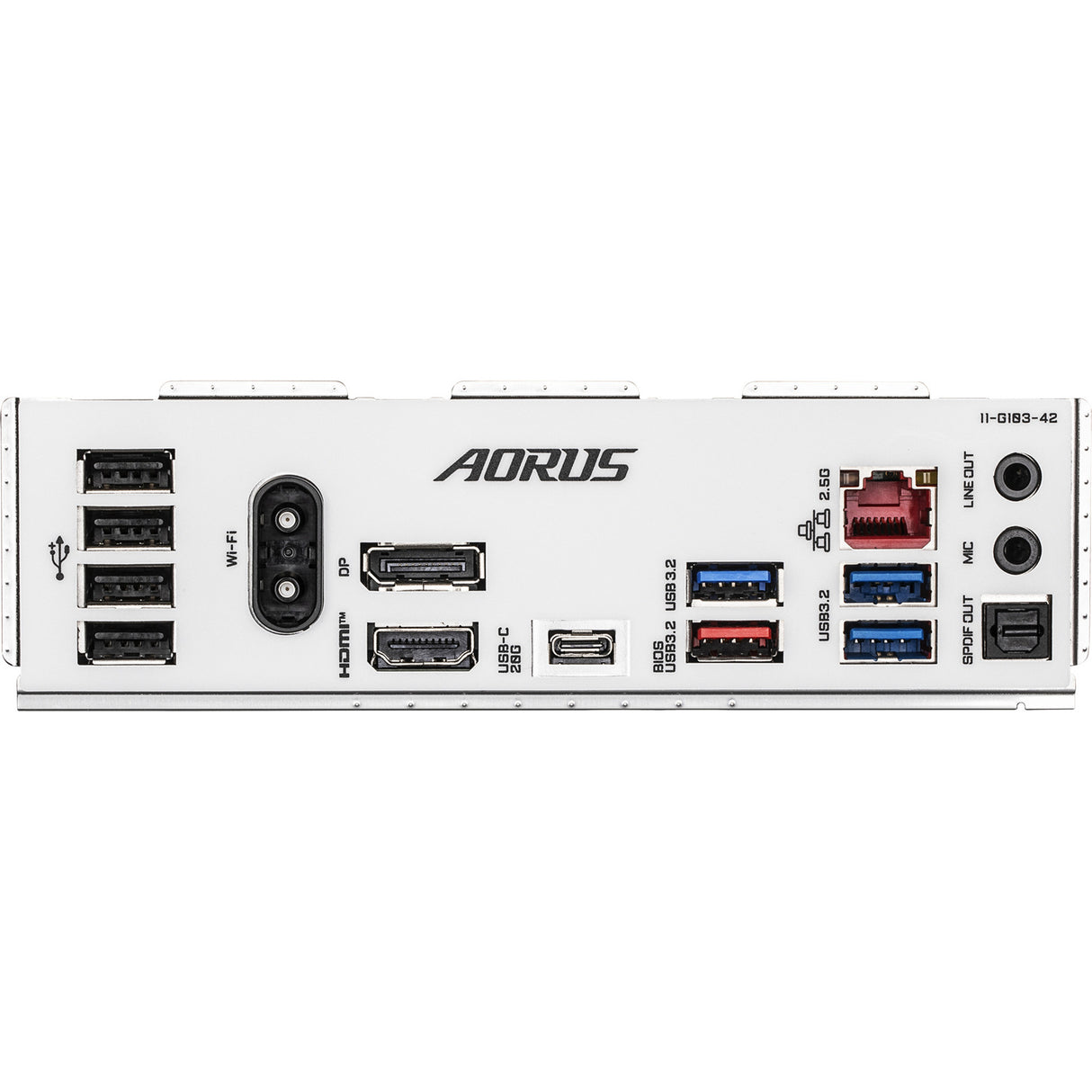 Gigabyte b760m aorus elite wifi6e gen5 socket 1700 moederbord (wit, raid, 2.5gb-lan, wi-fi 6e, bt 5.3, sound, µatx)