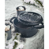 The windmill bbq pan s bak- braadpan (zwart, ø 20 cm | 2.1 liter)