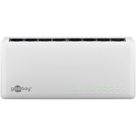 Goobay 8-poort gigabit ethernet switch (wit)