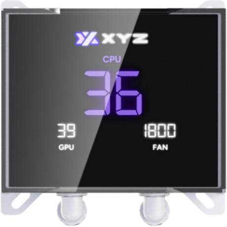 Xyz pc gear hydrotemp aio 240 waterkoeling (wit, argb, pwm)