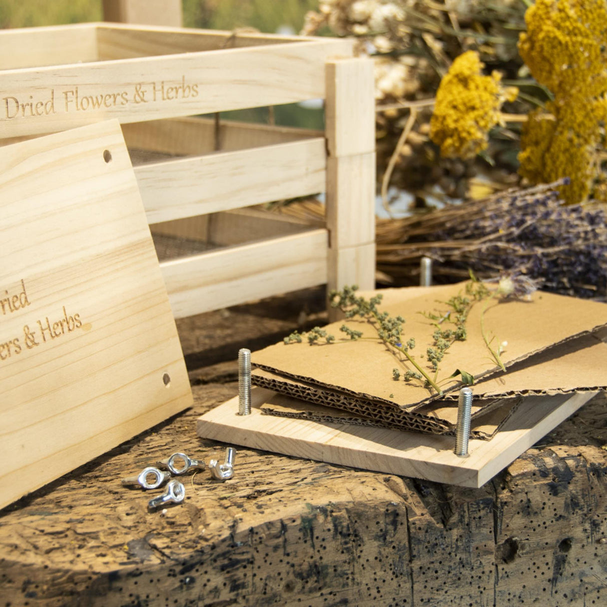 Esschert design bloemen- en kruidenpers