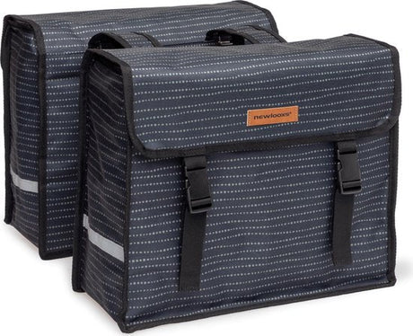 New Looxs Fiori Double Fietstas - Zwart - Dubbele tas - 30L