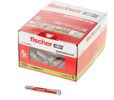 Fischer duopower 6x50 100 st - 538240