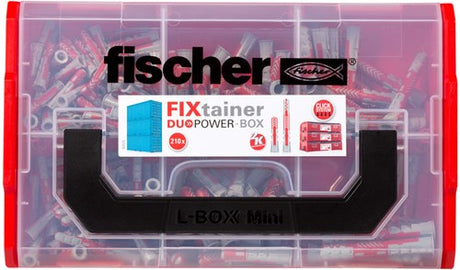 Fischer fixtainer duopower pluggen kort en lang