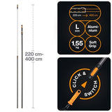 Fiskars oneclick telescoop steel | maat l - 1080672