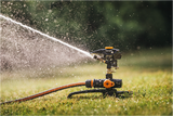 Fiskars sectorsproeier op driepoot voet on off