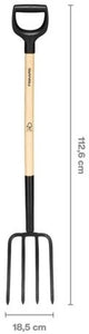 Fiskars solid spitvork met houten steel fsc – 1070676