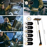 Fiskars x-serie telescopische en roterende sneeuwborstel en ijskrabber voor de auto - 1078492