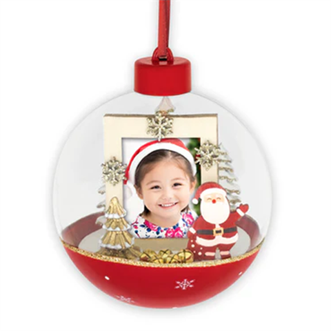 Zep Foto Kerstbal LS449 Jenell 3,5x4,5 �10 cm