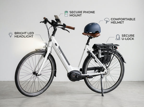 Fietsaccessoires voor veilige en comfortabele fietstocht