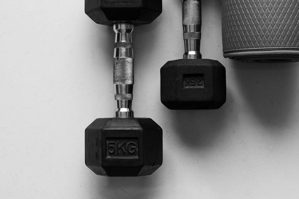 Fitness gewichten en dumbbells