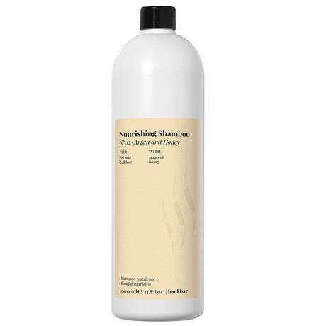 Farmavita backbar nourishing shampoo n°02 argan and honey 1000ml