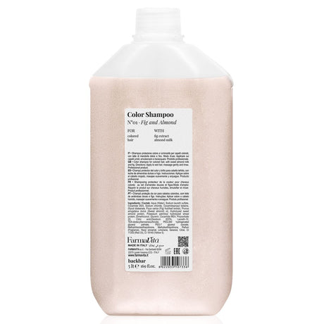 Farmavita backbar color shampoo n°01 fig and almond 5000ml