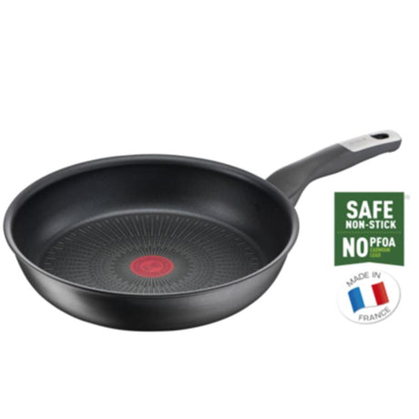 Tefal unlimited koekenpan 28cm van aluminium met titainium coating, geschikt voor alle warmtebronnen, inclusief inductie