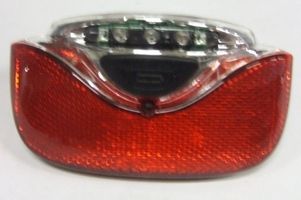 Gazelle Innergy achterlicht rood, transparant, led, 115x65mm, fietsaccu, geschikt voor Innergy e-bikes