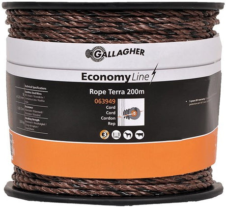 Gallagher economyline cord terra 200m - 063949 063949
