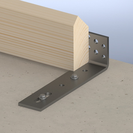Gb muurplaathoek 80x520 60x10 verzinkt | 5 stuks - 079886