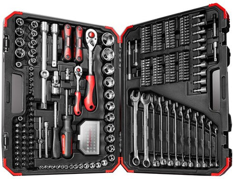 Gedore red | r46003232 | combi-dopsleutelset | 1 4” + 1 2 | 232-delig - 3300185