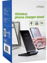 Enzo gembird draadloze qi lader standaard 10w zwart voor smartphone - 9540254