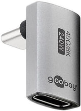 Enzo goobay usb-c adapter | male female | verticaal | lang | 90 graden adapter - 9550434