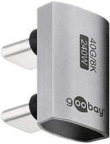 Enzo goobay usb-c adapter | male male | u vorm | 180 graden adapter - 9550437