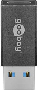 Enzo goobay usb naar usb-c adapter zwart - 9550400