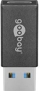 Enzo goobay usb naar usb-c adapter zwart - 9550400