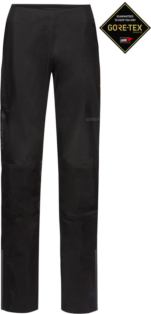 Gorewear lupra gore-tex - women's cycling shorts | black neon yellow