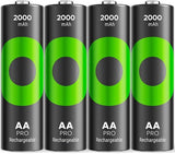 Gp nimh oplaadbare batterij aa 2000ma blister(4) - 3311492