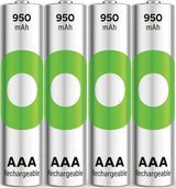 Gp nimh oplaadbare batterij aaa 950ma blister(4) - 3311422