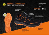 Grisport safety cross safety beat 33602 laag s3 zwart oranje - maat 42 - 00.049.007.42