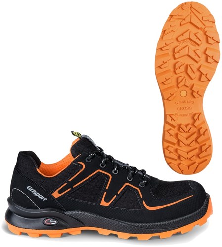 Grisport safety cross safety beat 33602 laag s3 zwart oranje - maat 47 - 00.049.007.47