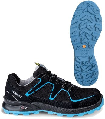 Grisport safety cross safety enduro 33604 laag s3 grijs blauw - maat 45 - 00.049.009.45
