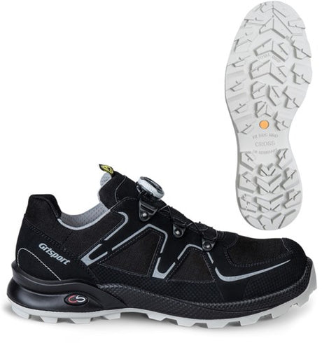 Grisport safety cross safety horizon 33606 boa s3 zwart zilver - maat 45 - 00.049.011.45