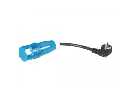 Ngk verlengsnoertje 40cm cee 3 (female) - schuko (male)<br>