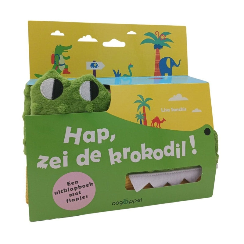 Oogappel hap, zei de krokodil! (stoffen boekje)