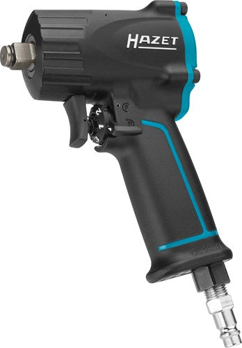 Hazet slagmoersleutel · extra kort 9012m · losdraaimoment maximaal [nm]: 1100 nm · 1 2 inch (12,5 mm) vierkant massief · jumbo-hamerslagwerk