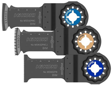 Hikoki accessoires 782793 | msd32pbc msw32pc msm32pb | multi tool blad | starlock | set - 782793