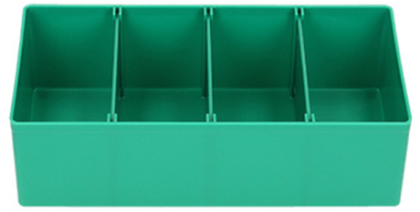 Hikoki accessoires opbergbox groen | met 3 vakverdelers | 402542 402542
