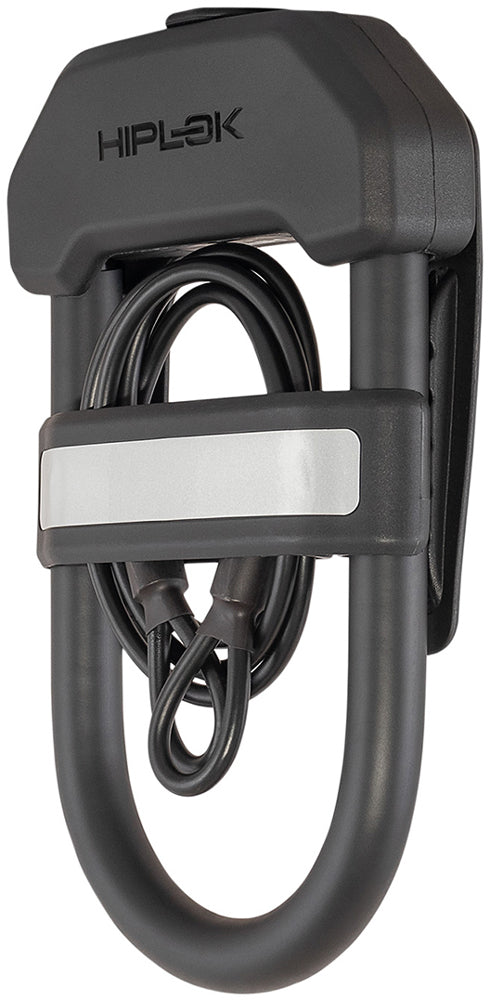 Hiplok dxc with clip and cable - portable u-lock