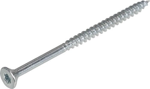 Hoenderdaal fasteners hoenderdaal spaanplaatschroef verzinkt platkop deeldraad torx tx25 6.0x140 70 | 100 stuks - 0206.01.51001