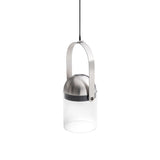 Höfats Gravity Candle windlicht 13 cm zilver
