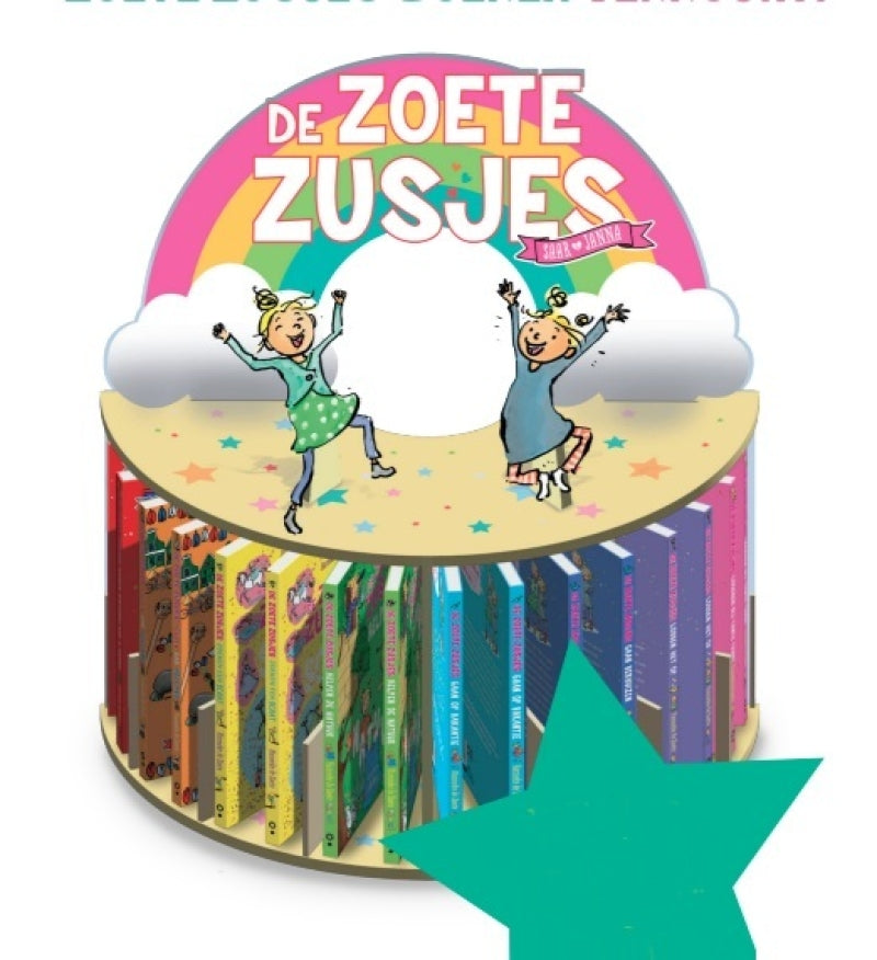 Houten display zoete zusjes 33 ex.